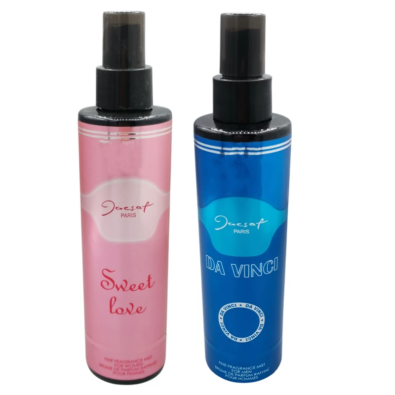 بادی اسپلش مردانه ژک ساف مدل Da vinci حجم 200 میلی لیتر به همراه بادی اسپلش زنانه ژک ساف مدل Sweet Love حجم 200 میلی لیتر