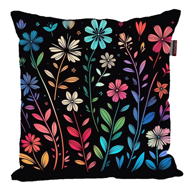 کوسن پاد آفرین مدل فانتزی طرح گل کد PK30567