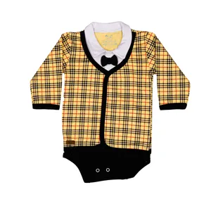 بادی آستین بلند نوزادی تربچه مدل آرمان