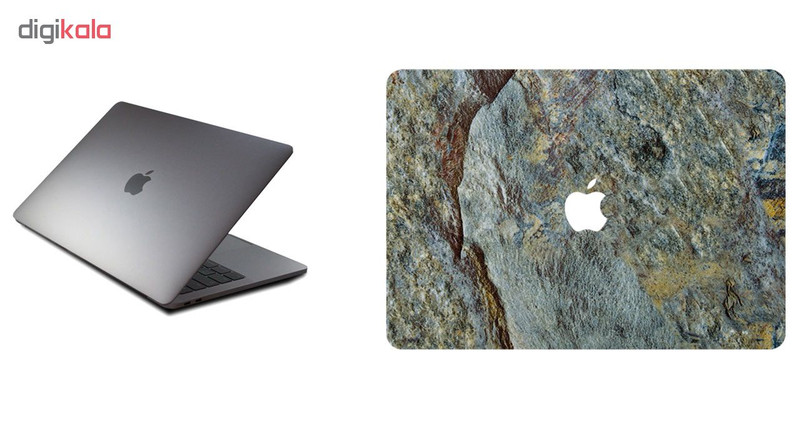 برچسب پوششی ماهوت مدل Cross-Cut-Marble مناسب برای لپ تاپ Macbook 12inch Retina