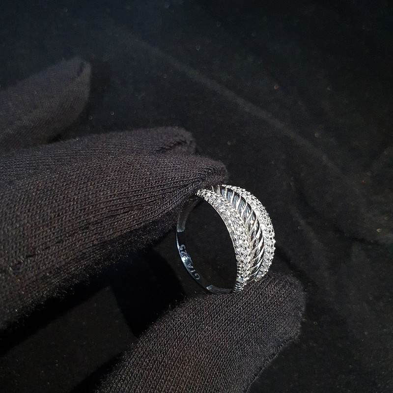 انگشتر نقره زنانه جی تی ای مدل جی نایس