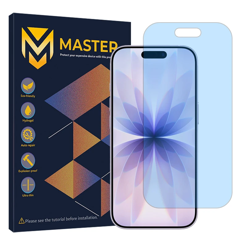 محافظ صفحه نمایش مستر مدل مات ضد اشعه آبی مناسب برای گوشی موبایل اپل iPhone 17