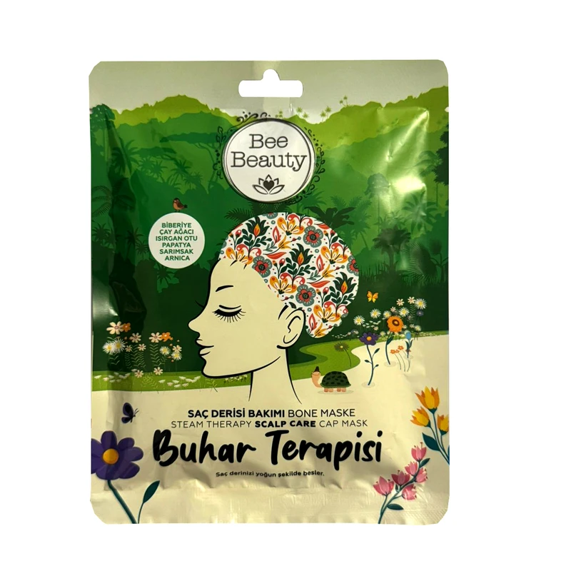 ماسک مو بخارتراپی تقویت کننده بی بیوتی مدل درخت چای و بابونه مناسب برای انواع مو حجم 50 میلی لیتر