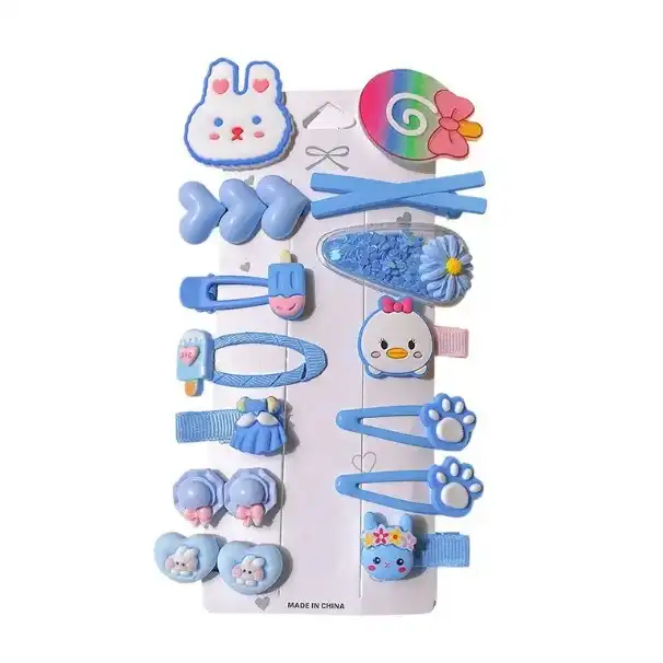 گیره مو زنانه مدل انبری سیلیکونی بسته 42 عددی