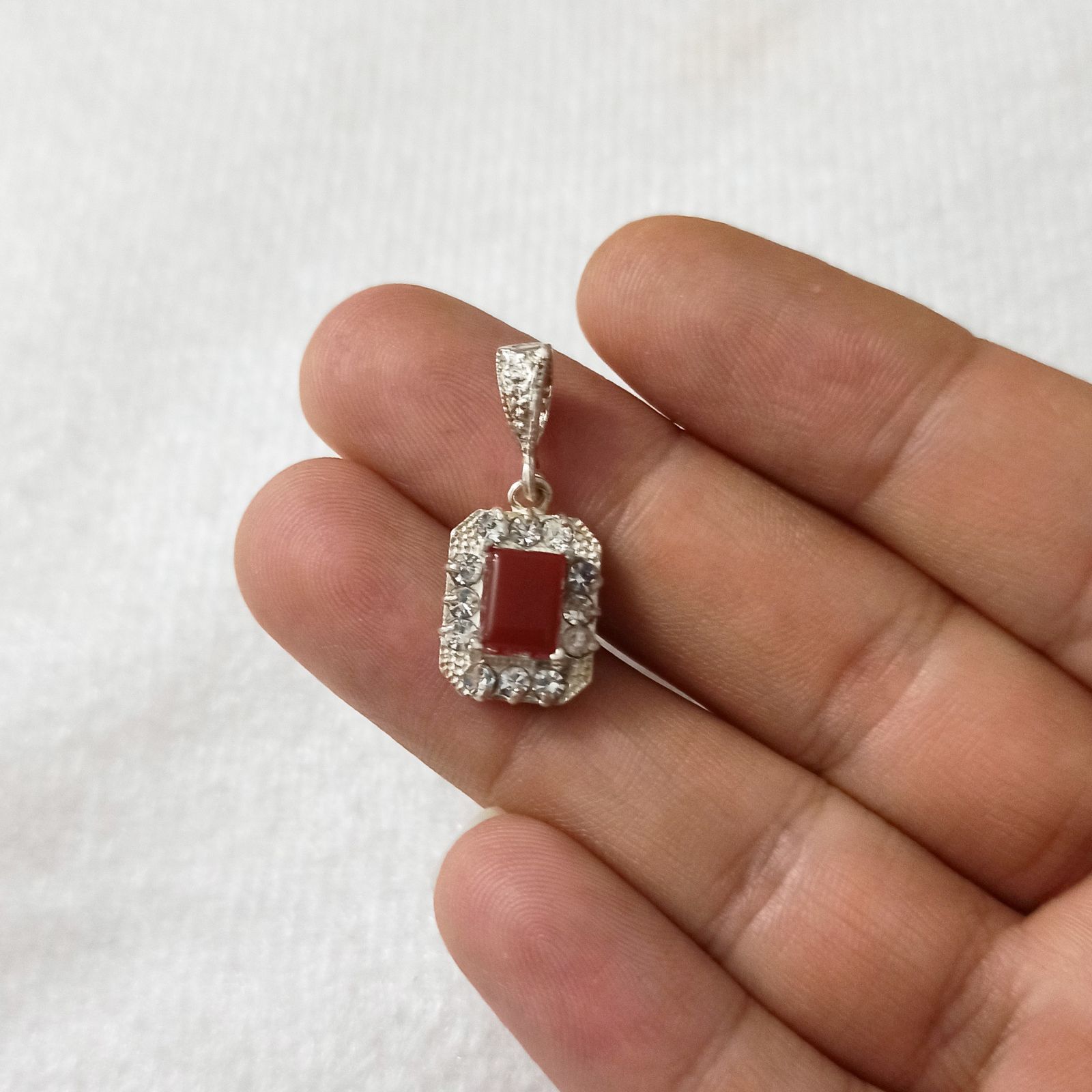 آویز گردنبند نقره زنانه سلین کالا مدل عقیق کد ce-ag8 -  - 2