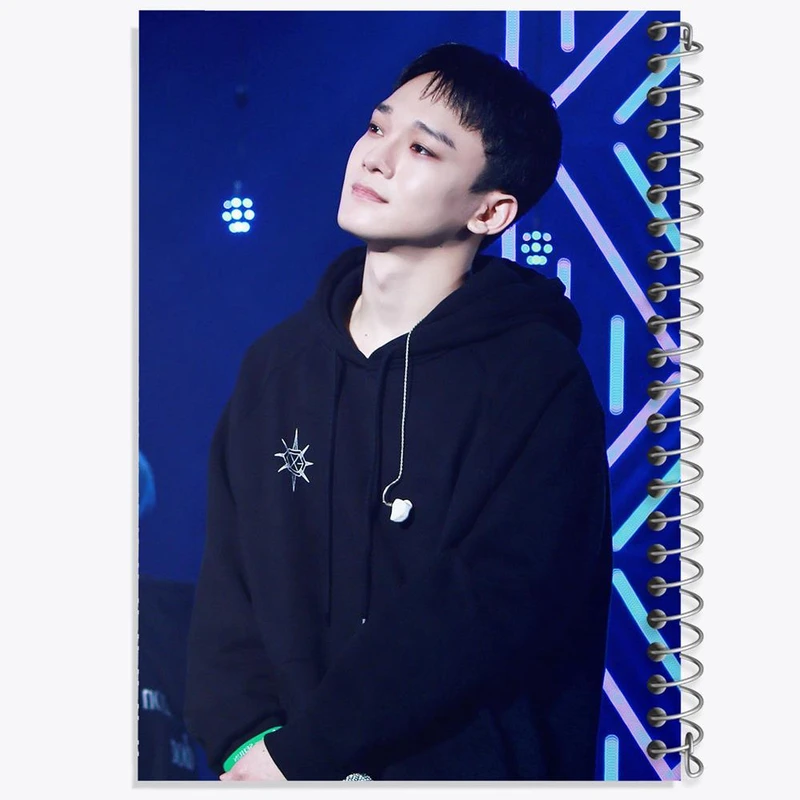 دفتر مشق 50 برگ خندالو مدل چن گروه اکسو EXO  کد 13358