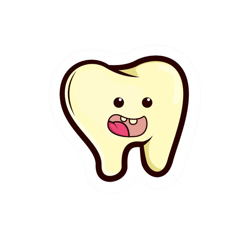 استیکر لپ تاپ طرح Tooth دندان کد ST-356