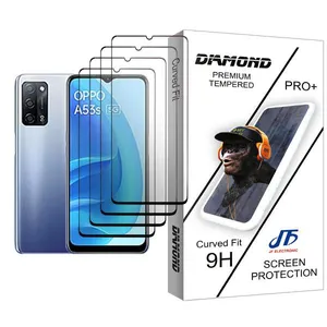 JF Diamond Glass MIX004 Screen Protector For Oppo A53s 5G Pack Of 4
