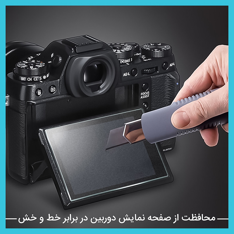 محافظ صفحه نمایش دوربین مات راک اسپیس مدل HyMTT مناسب برای دوربین عکاسی کانن R10