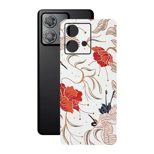 Remax cover sticker Leth model flower design suitable for Motorola Edge 40 Neo mobile phone