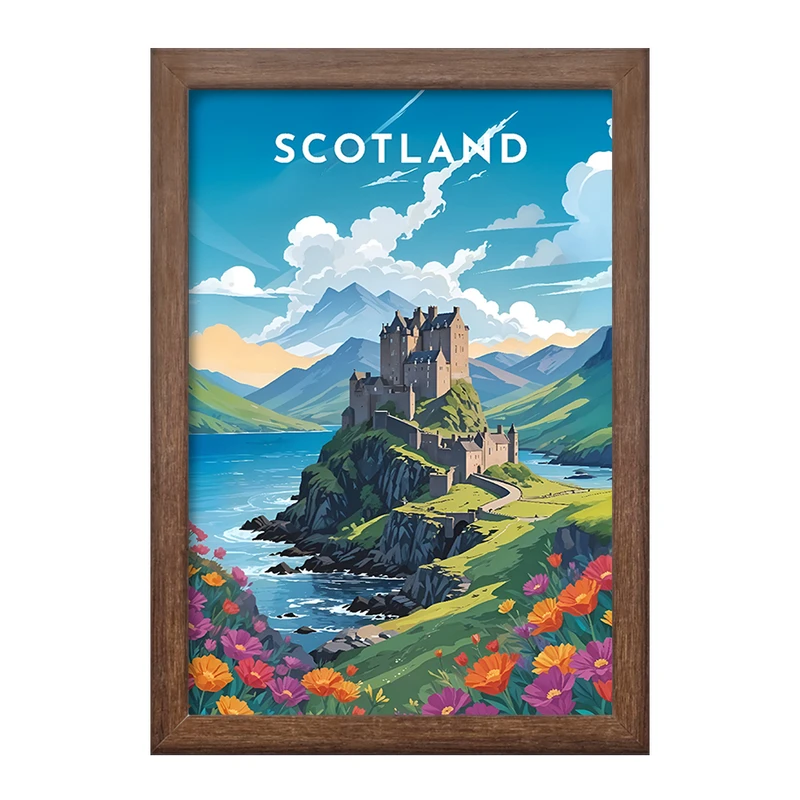 تابلو خندالو طرح اسکاتلند (Scotland) کد F6370