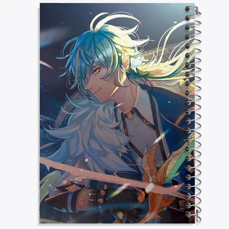 دفتر شطرنجی 50 برگ خندالو طرح بازی گنشین ایمپکت Genshin Impact کد 25660