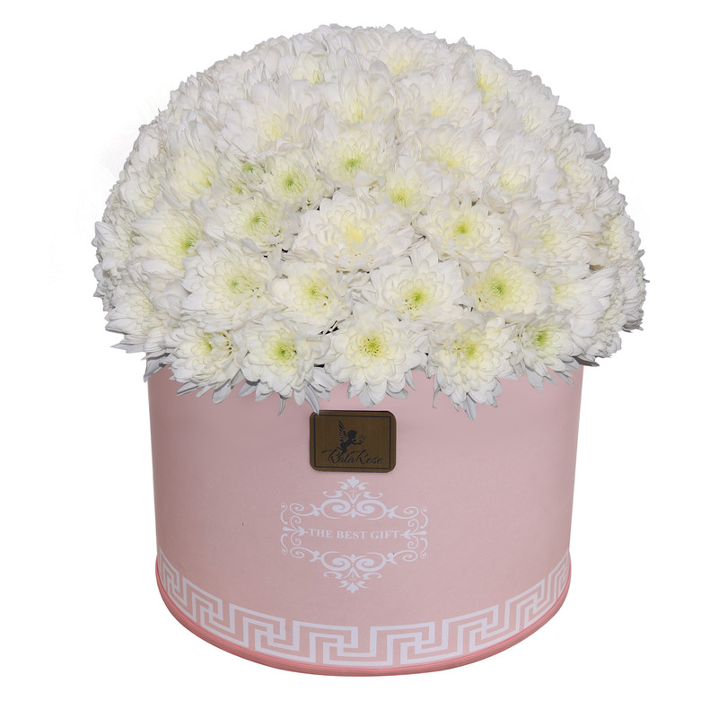 سبد گل طبیعی داودی راتا رز کد OT