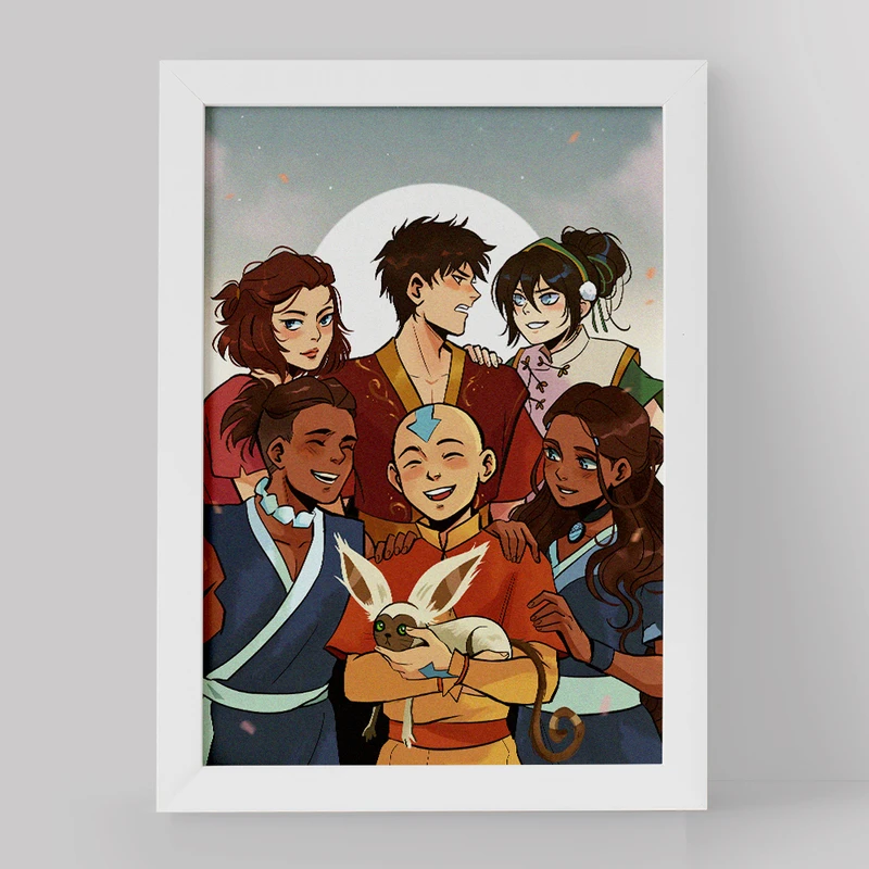 تابلو خندالو مدل انیمه آواتار کد 10064