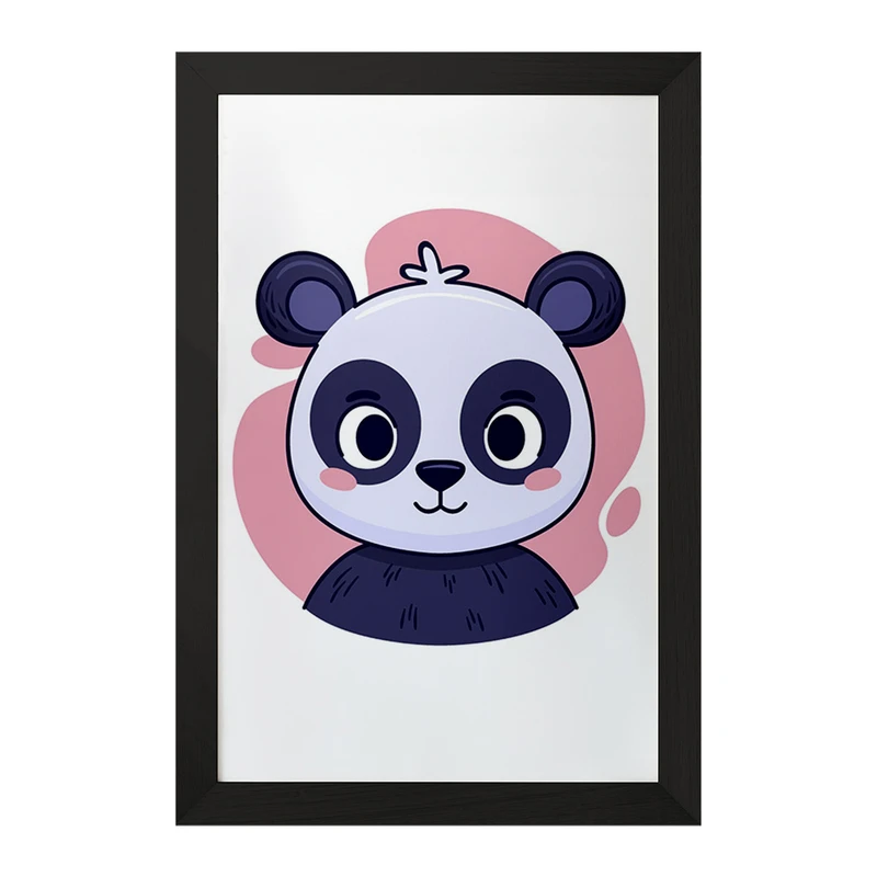 تابلو خندالو مدل پاندا حیوانات بامزه کد 37134
