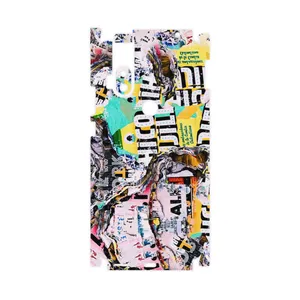 MAHOOT Collage of Teared Paper-FullSkin Cover Sticker for Motorola One Hyper