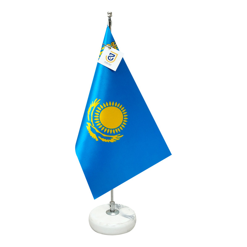 پرچم رومیزی جاویدان تندیس پرگاس مدل قزاقستان کد 2