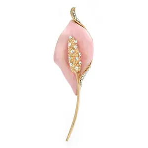 گل سینه زنانه مدل گل آنتوریوم 003