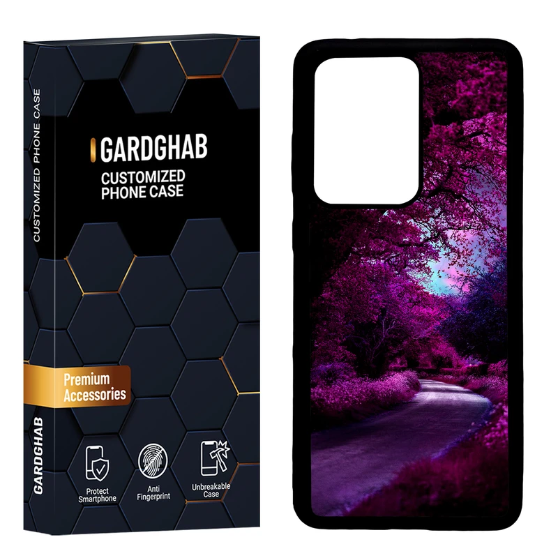 کاور گارد قاب مدل پشت گلس منظره و طبیعت مناسب برای گوشی موبایل سامسونگ  Galaxy S20 Ultra