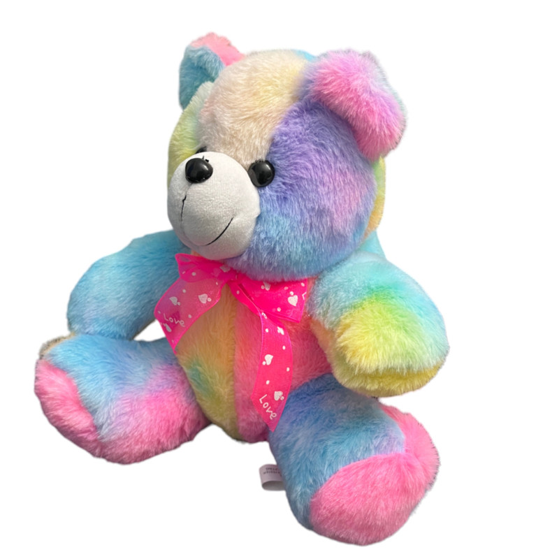 عروسک مدل خرس آبرنگی ارتفاع 40 سانتی متر 