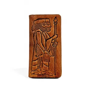 کیف پول چرمی طرح هخامنشی مدل f4