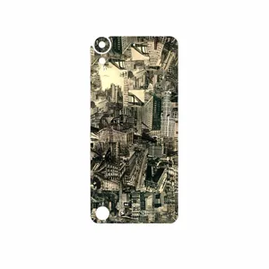 MAHOOT Collage of Skyscraper Cover Sticker for HTC Desire 630