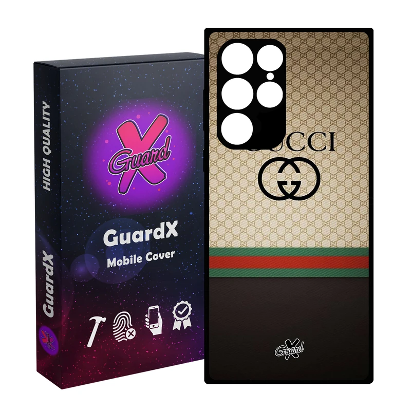 کاور گارد ایکس طرح Gucci مدل Glass10215 مناسب برای گوشی موبایل سامسونگ Galaxy S23 Ultra