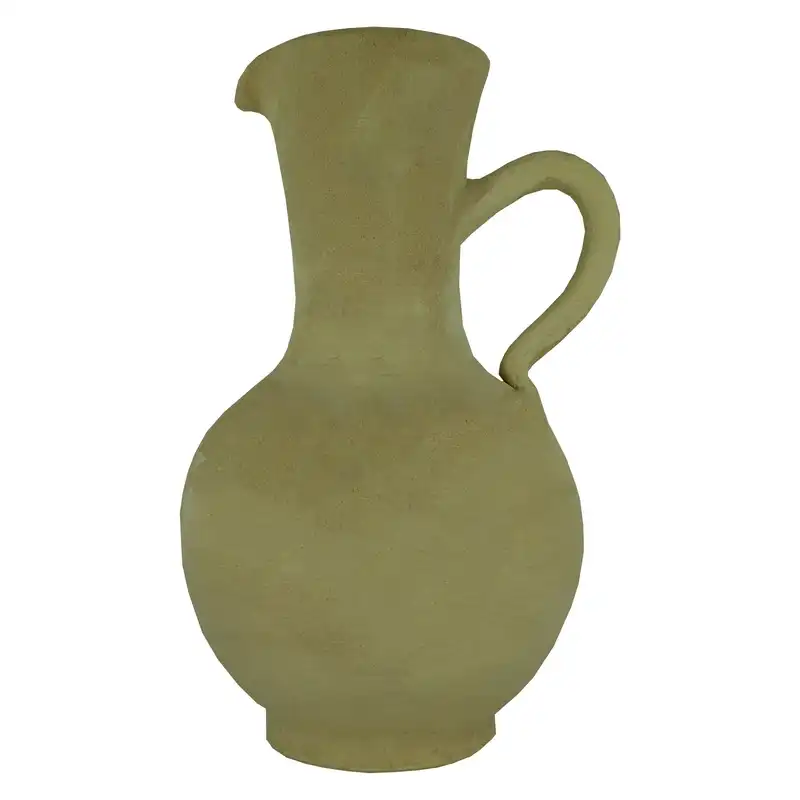 پارچ سفالی خام مدل سنتی