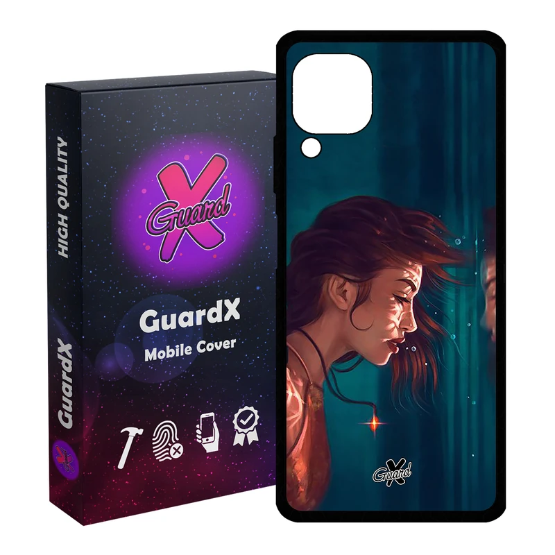 کاور گارد ایکس طرح دختر مدل Glass10371 مناسب برای گوشی موبایل هوآوی Nova 7i / Nova 6 SE / P40 Lite