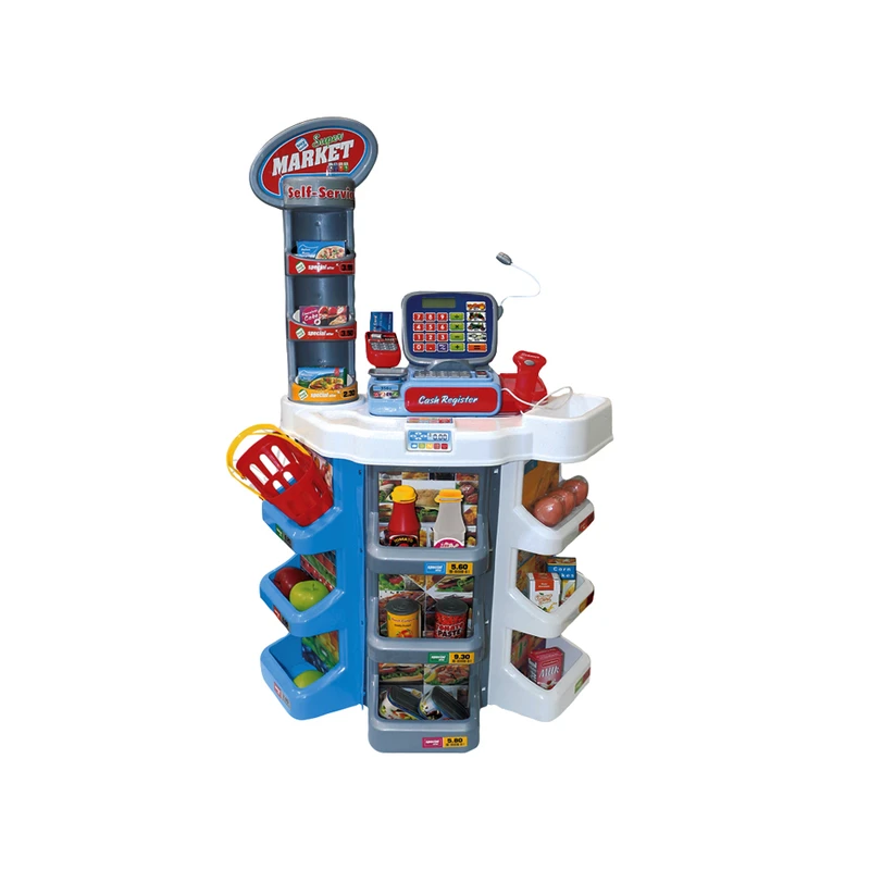 اسباب بازی مدل سوپرمارکت طرح صندوق فروشگاهی باتری خور