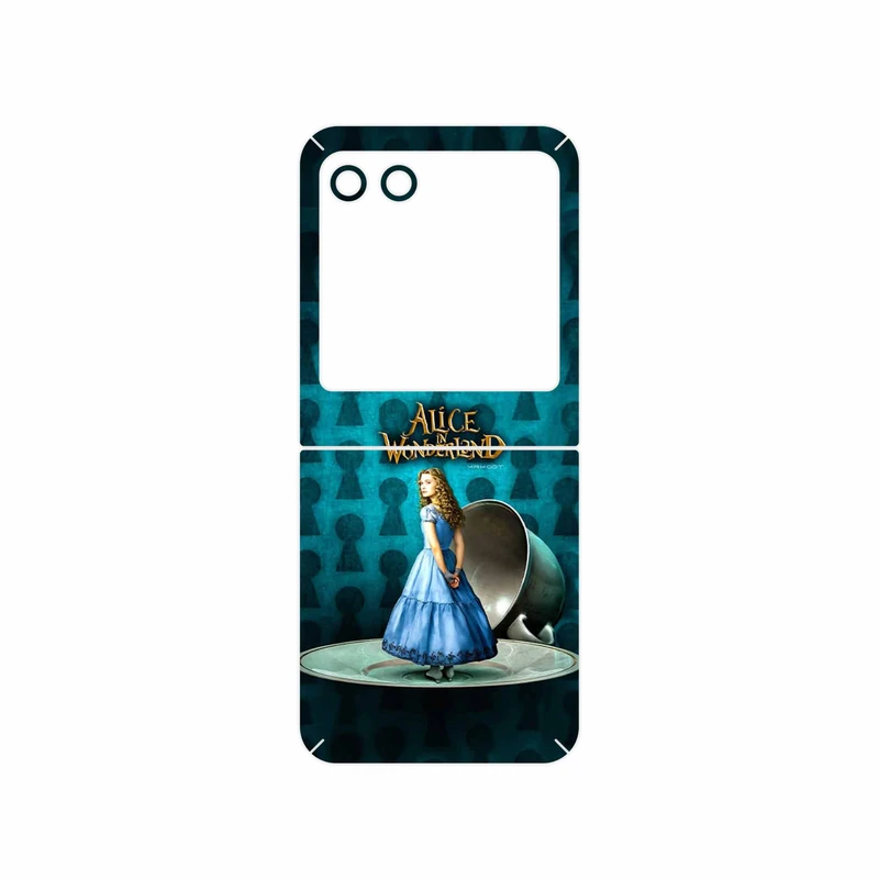 برچسب پوششی ماهوت مدل Alice in Wonderland مناسب برای گوشی موبایل موتورولا Razr 40 Ultra