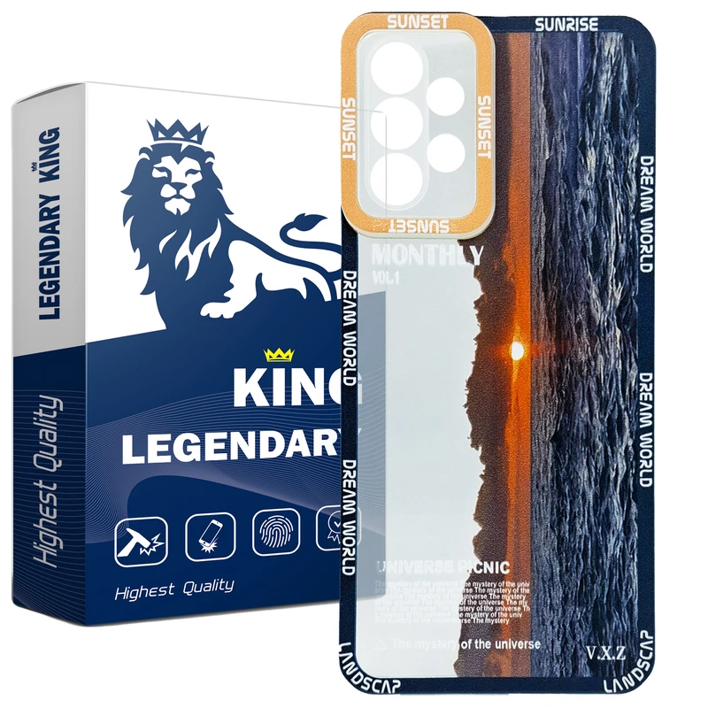 کاور لجندری کینگ مدل غروب مناسب برای گوشی موبایل سامسونگ Galaxy A23 4G