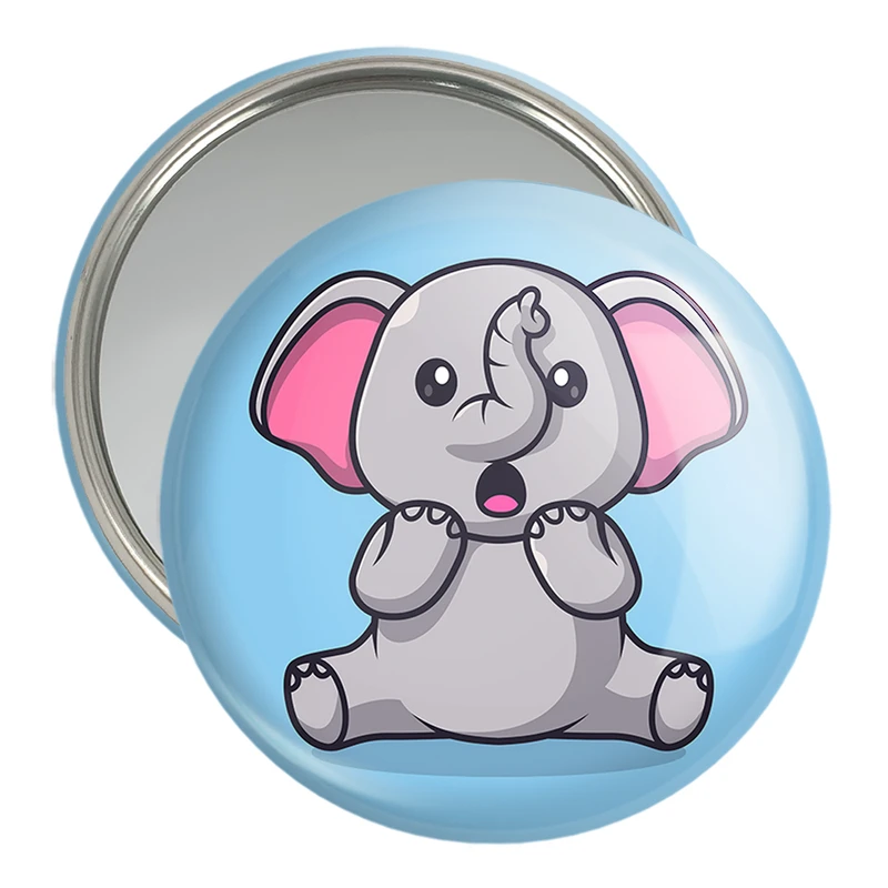 آینه جیبی خندالو مدل حیوانات بامزه فیل کد 29720