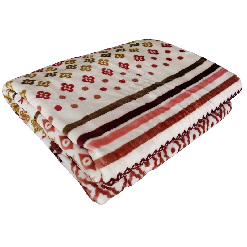 پتو مسافرتی نرمینه بافت مدل Sarvin کد 7229 سایز 220×200 سانتی متر