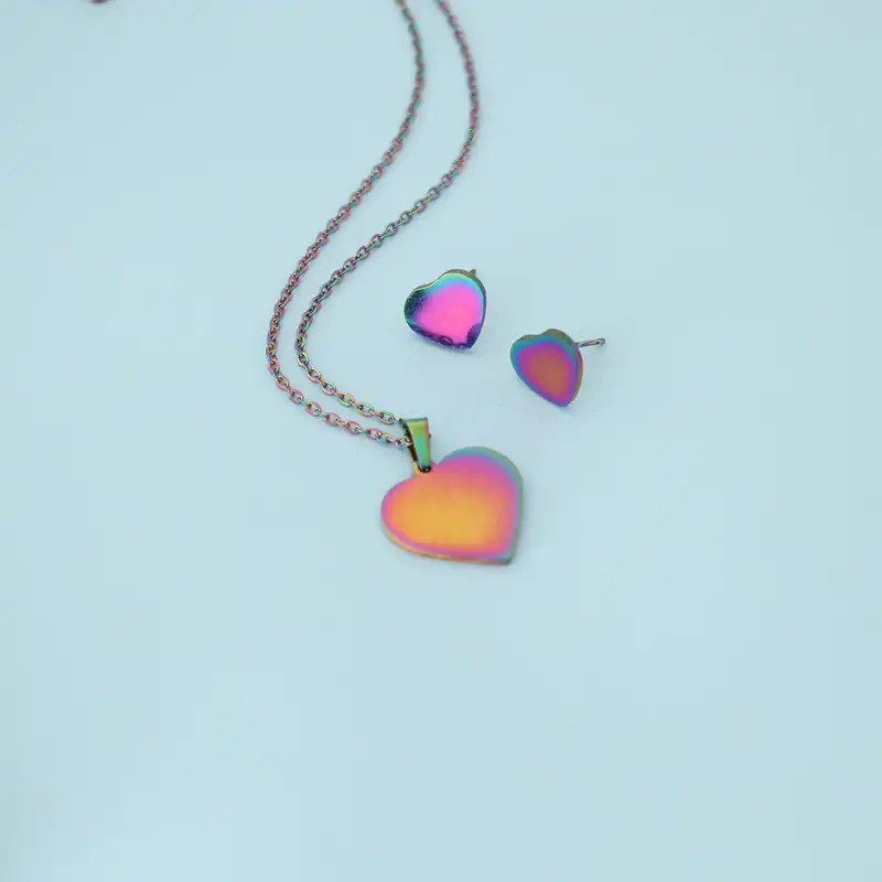 نیم ست زنانه ماصرم مدل قلب کد NS7006