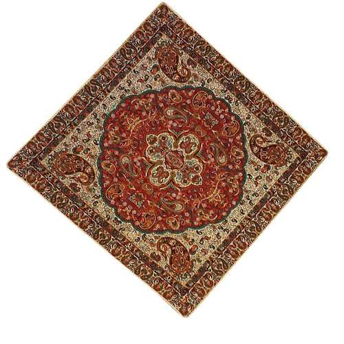 کاور کوسن ترمه طرح شاه عباسی کد ZR111