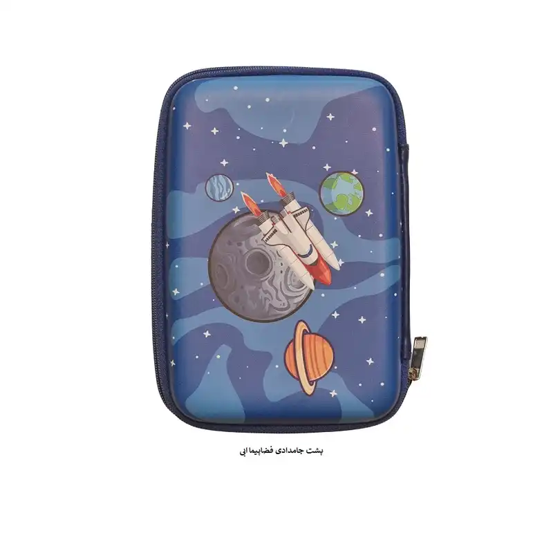 جامدادی مدل فانتزی سیلیکونی طرح فضانورد در اسمان کد 258