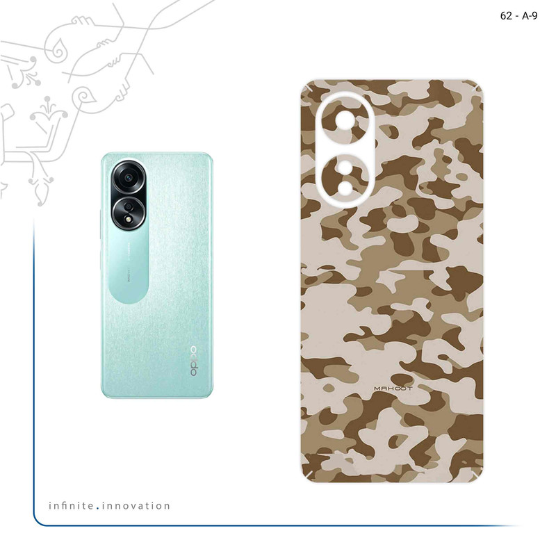 برچسب پوششی ماهوت مدل Army_Desert مناسب برای گوشی موبایل اپو A58 4G