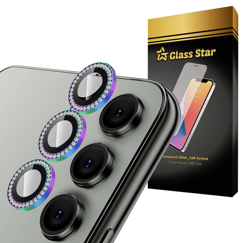  محافظ لنز دوربین گلس استار مدل DIAMONDS مناسب برای گوشی موبایل سامسونگ Galaxy A34