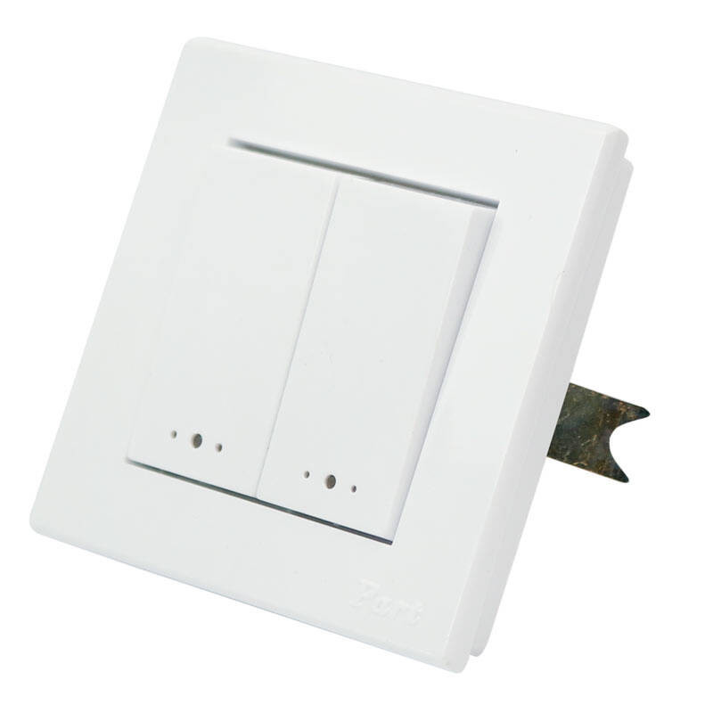 کلید دو پل توکار پارت الکتریک مدل تابش بسته 5 عددی