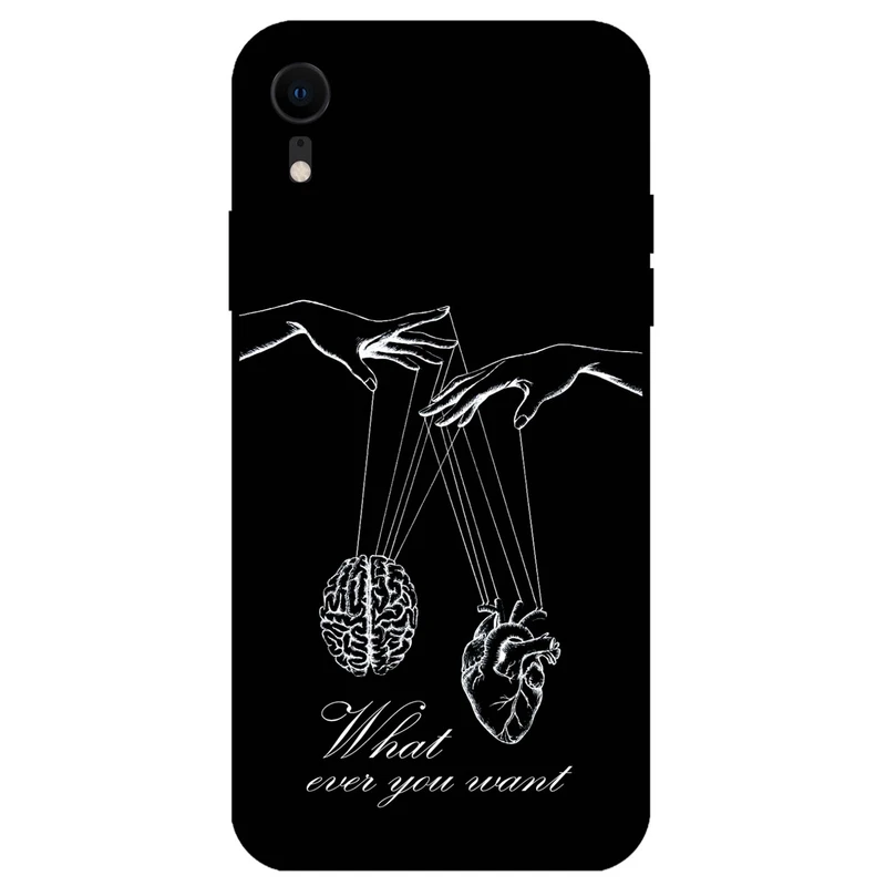 کاور مگافون طرح فکر و احساس مدل 1899 مناسب برای گوشی موبایل اپل iPhone XR                 