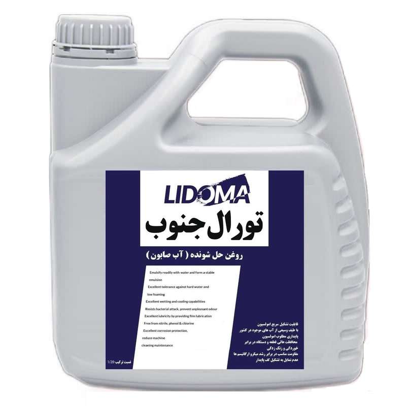 روغن آب صابون لیدوما مدل تورال جنوب حجم 4 لیتر