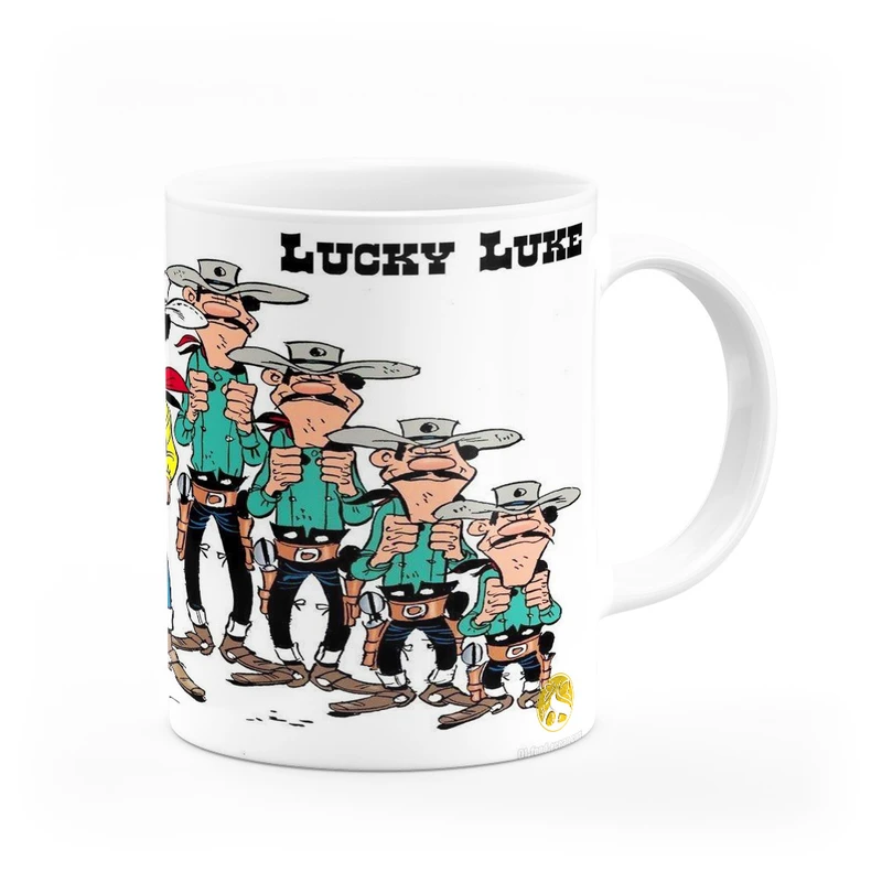 ماگ هومرو طرح انیمیشن لوک خوش شانس مدل MG4220