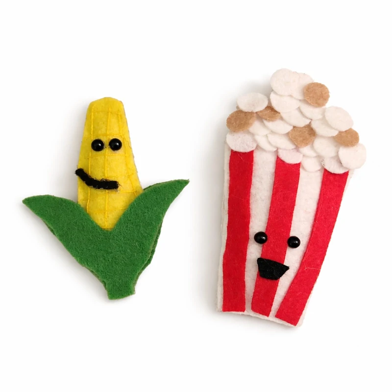 مگنت یخچال مدل پاپکورن  مجموعه 2 عددی 