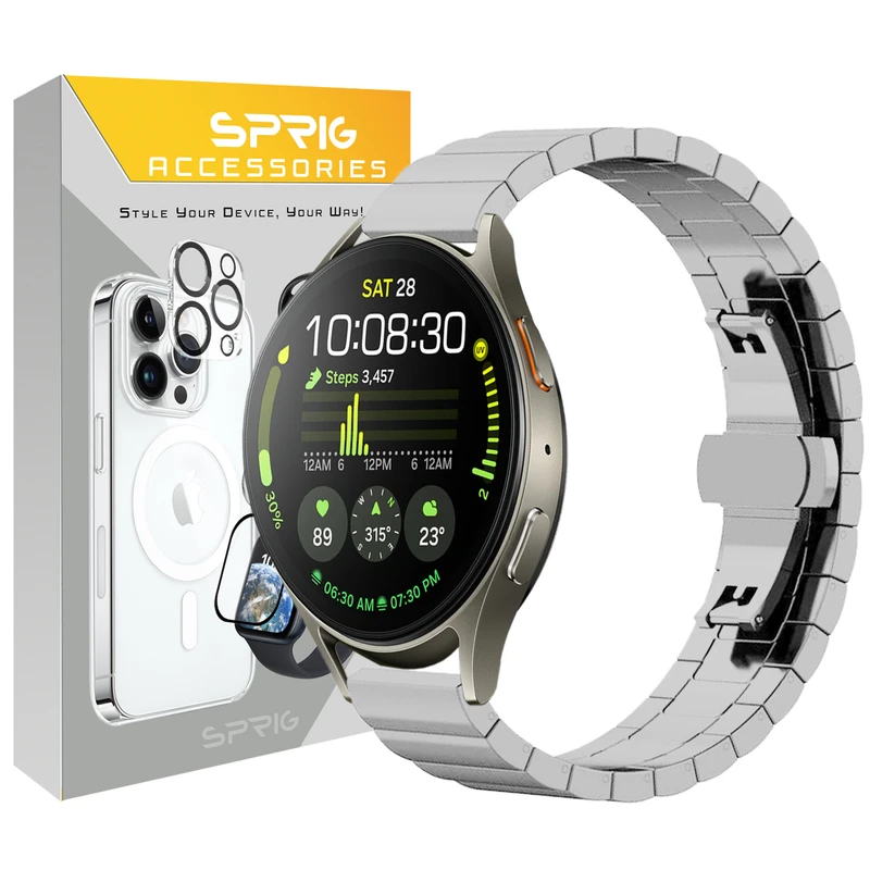 بند اسپریگ مدل Link مناسب برای ساعت هوشمند سامسونگ Galaxy Watch 7 40mm / Watch 7 44mm