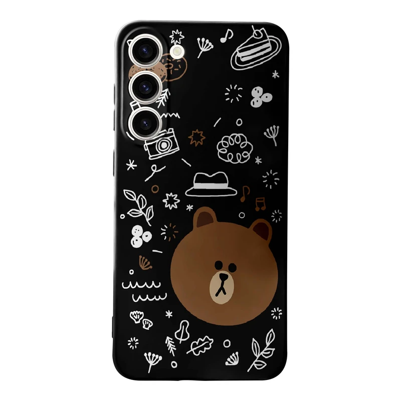 کاور قاب گارد طرح خرس فانتزی لاین کد s11741 مناسب برای گوشی موبایل سامسونگ Galaxy S23 Plus