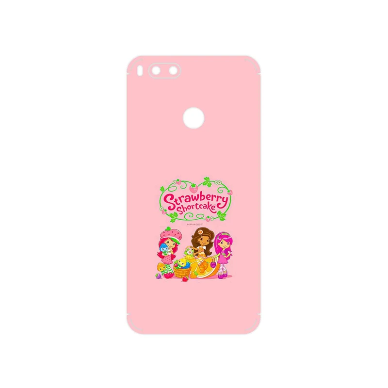 برچسب پوششی ماهوت مدل Strawberry Shortcake مناسب برای گوشی موبایل شیائومی Mi A1