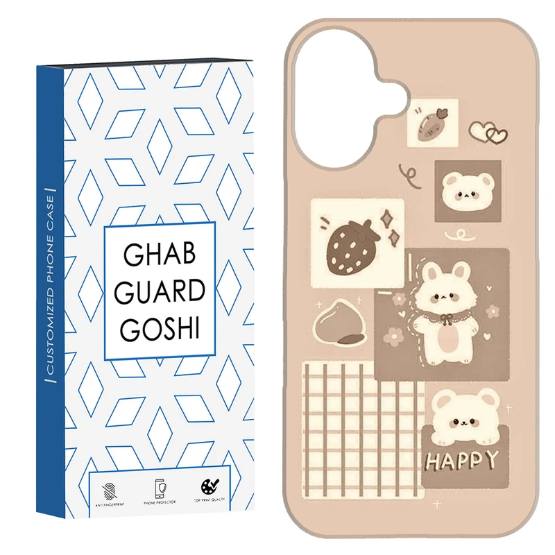 کاور قاب گارد گوشی طرح فانتزی کد Dimo-405 مناسب برای گوشی اپل Iphone 16     