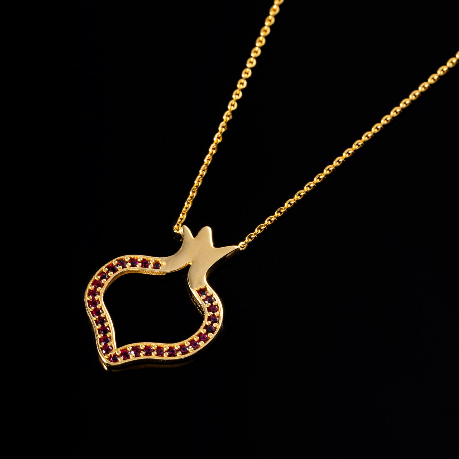 گردنبند طلا 18 عیار زنانه جواهری سون مدل 2098 -  - 2