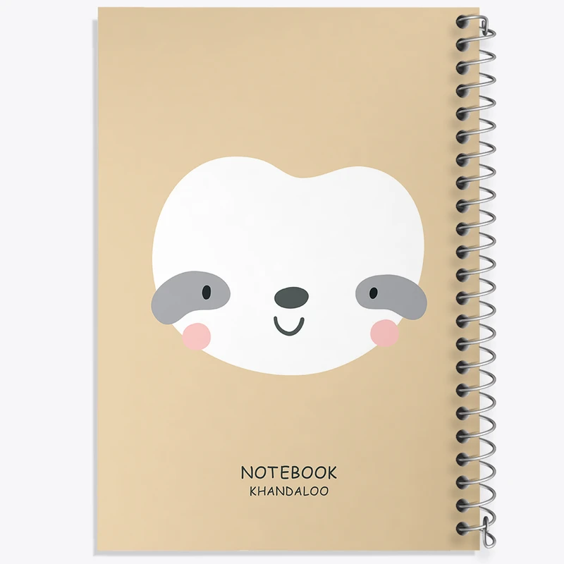 دفتر مشق 50 برگ خندالو طرح تنبل کیوت کد N1159